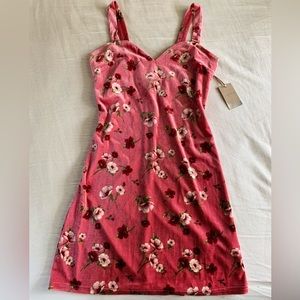 Floral Velvet Mini Dress - Forever 21